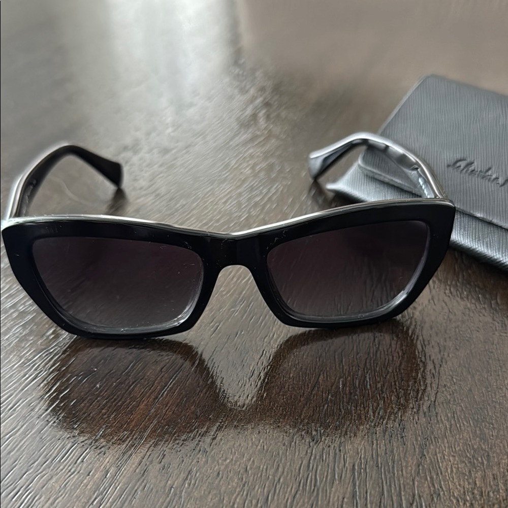 Salvatore Ferragamo Black Sunglasses